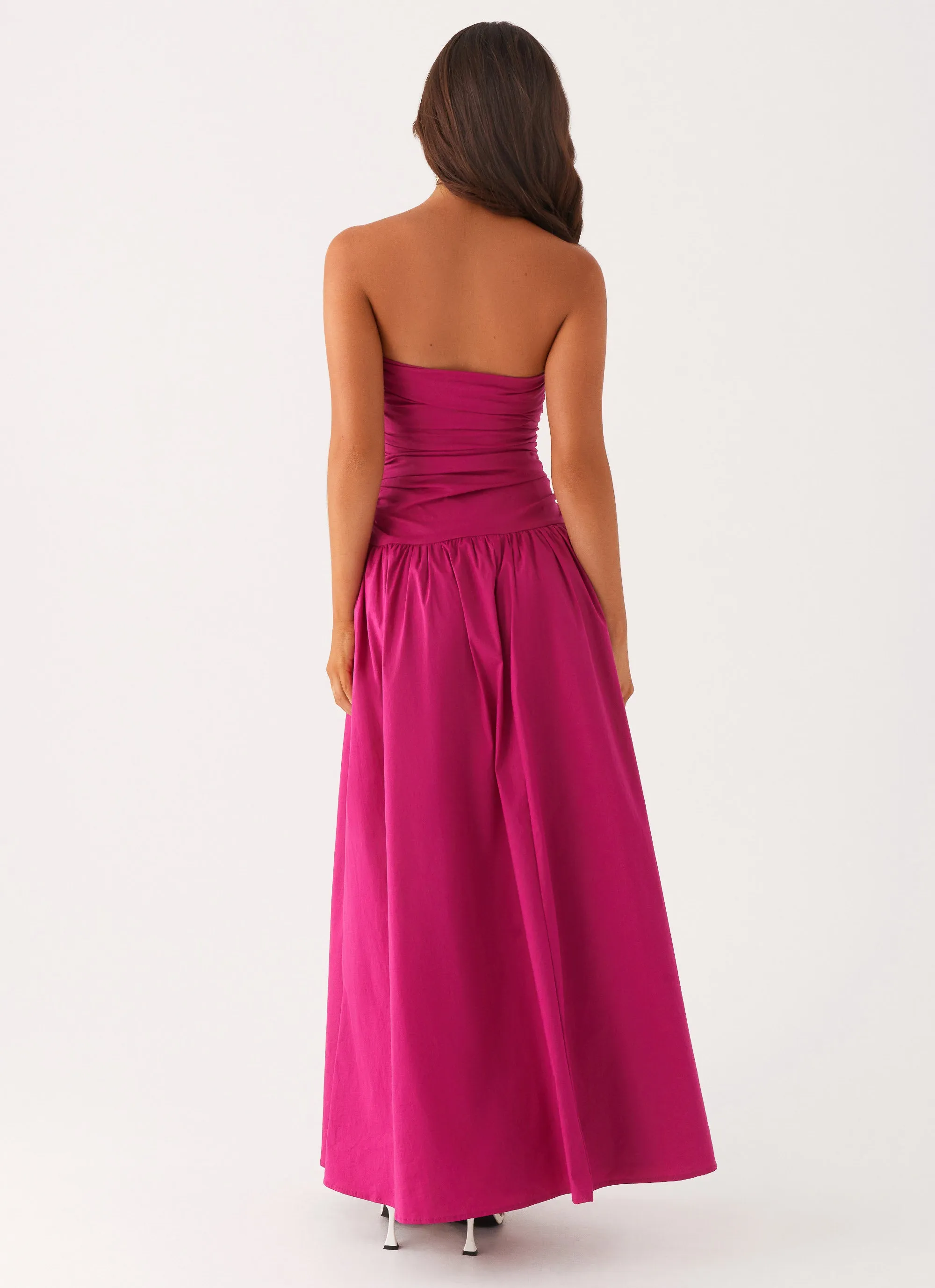 Comfort Fit Cozy Feel Carmel Maxi Dress - Fuchsia