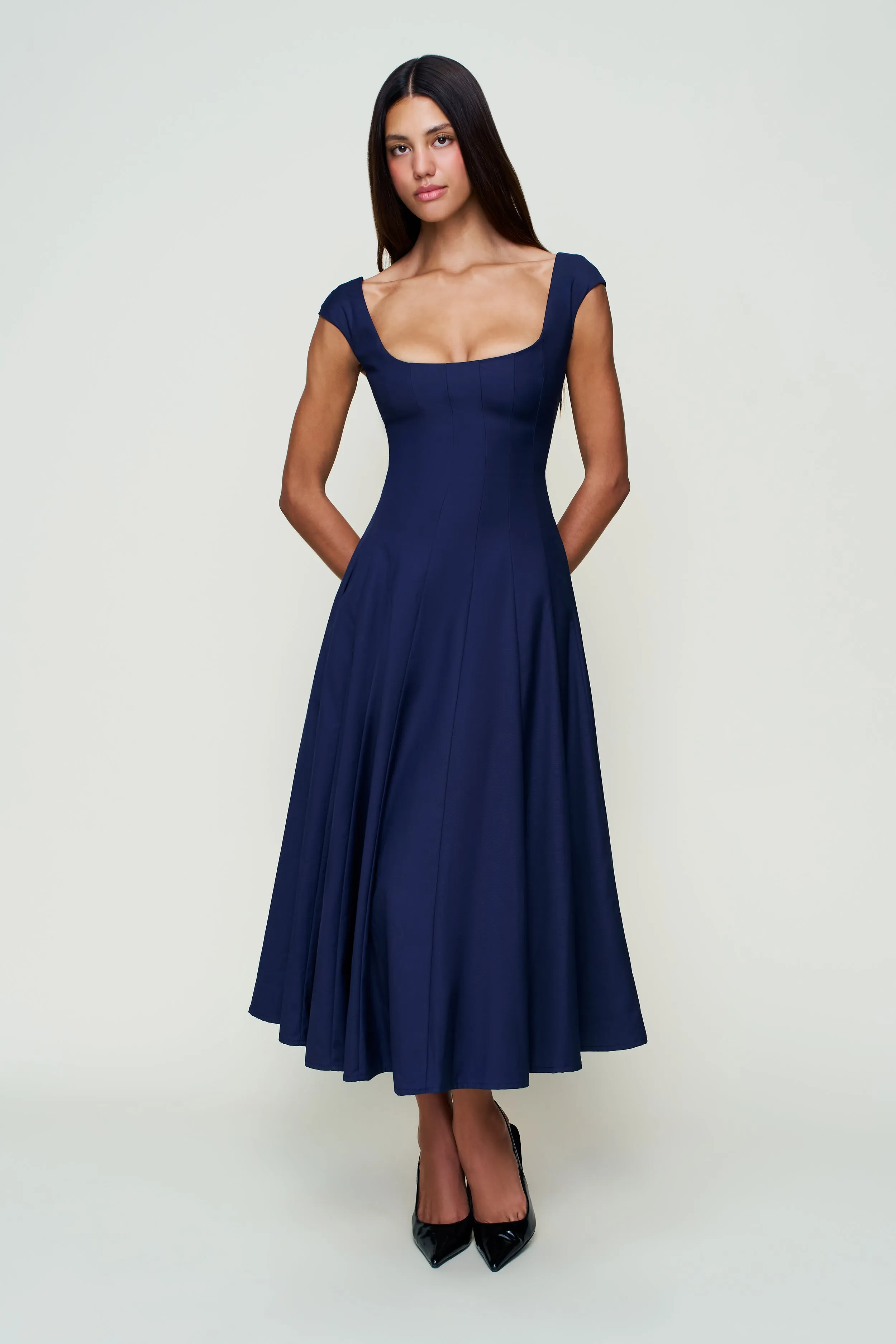 Leila Dress Subtle Detail Modest Look