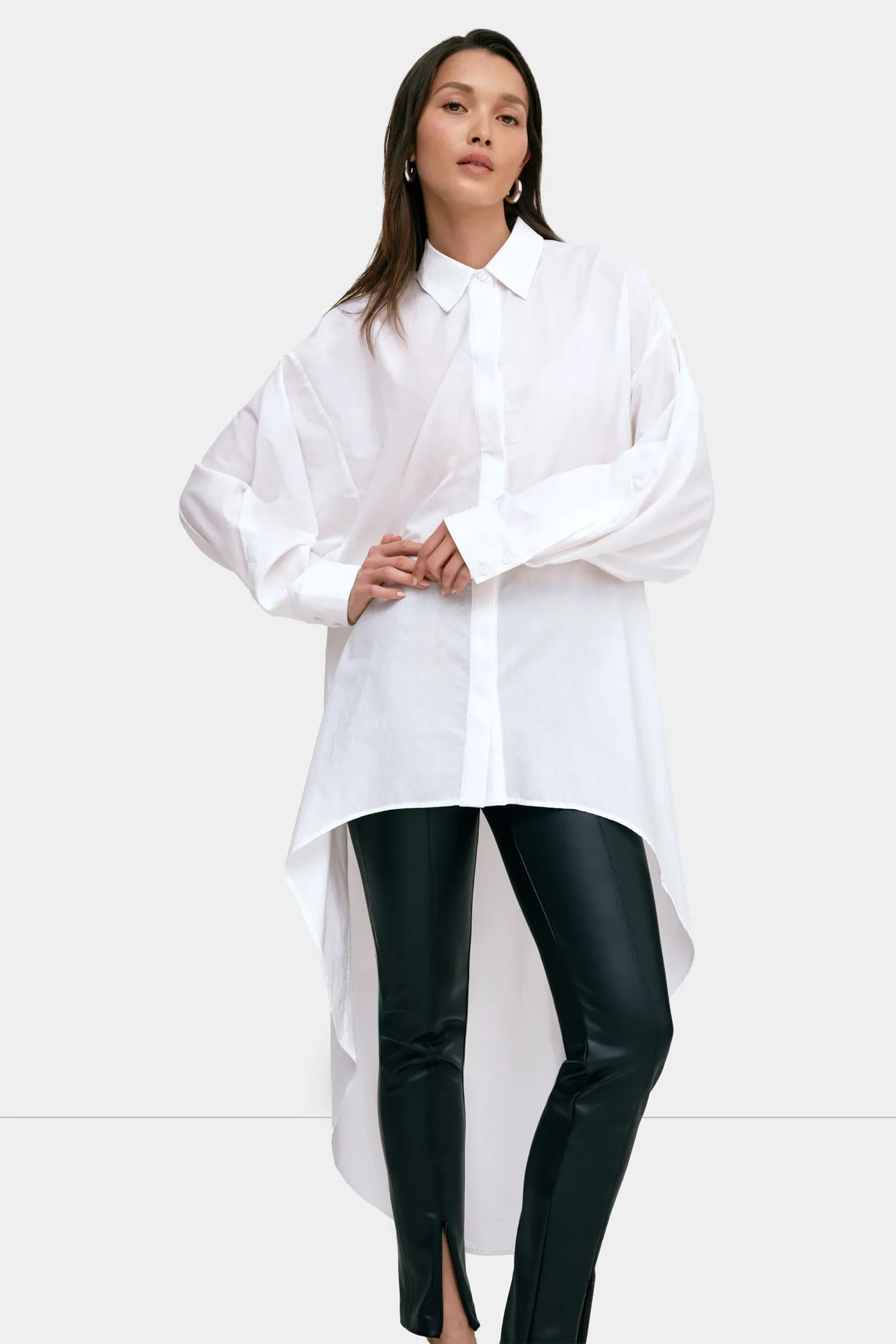 WeightedHem Patchin Tunic