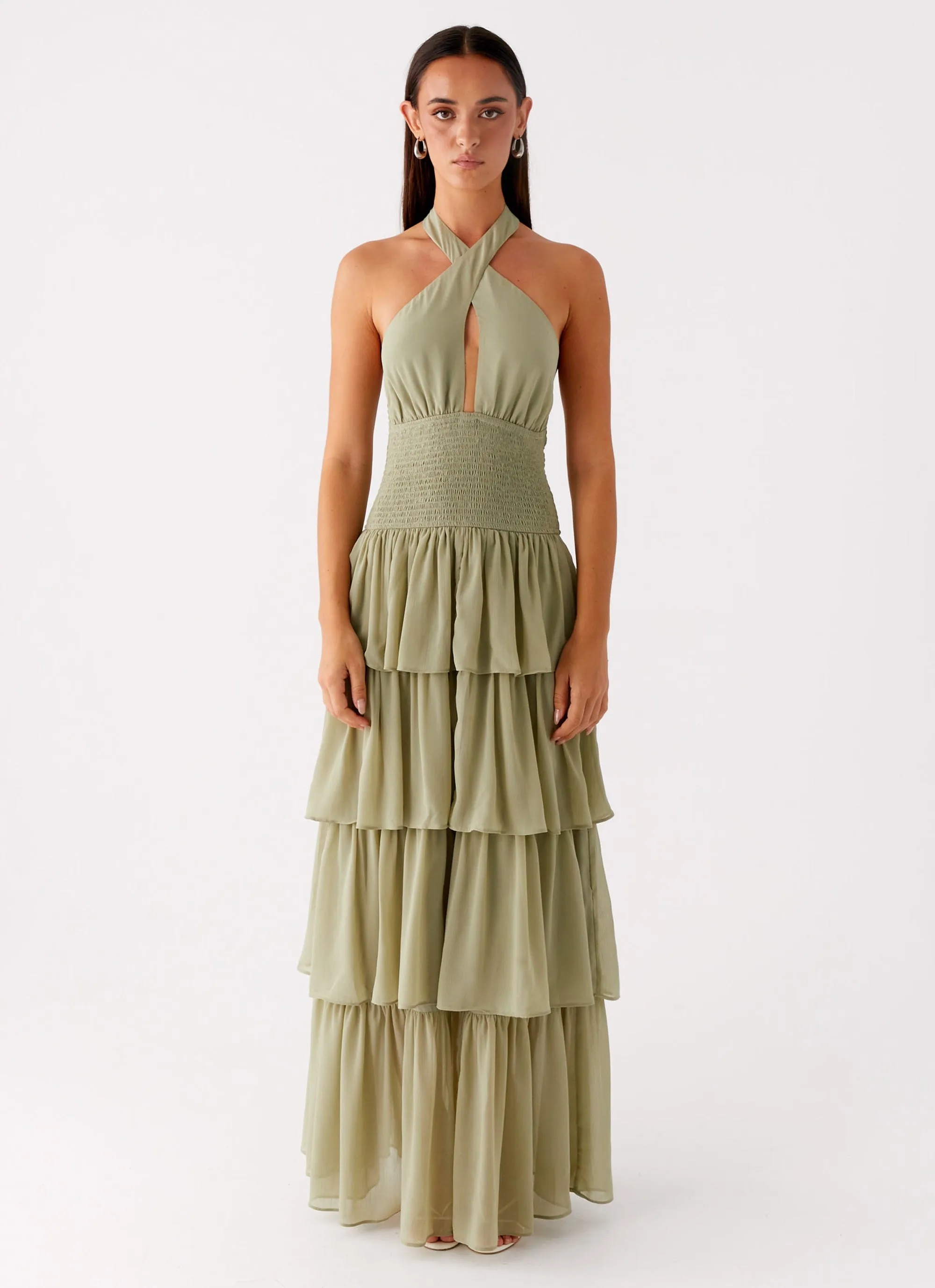 Relax Line Salma Maxi Dress - Sage