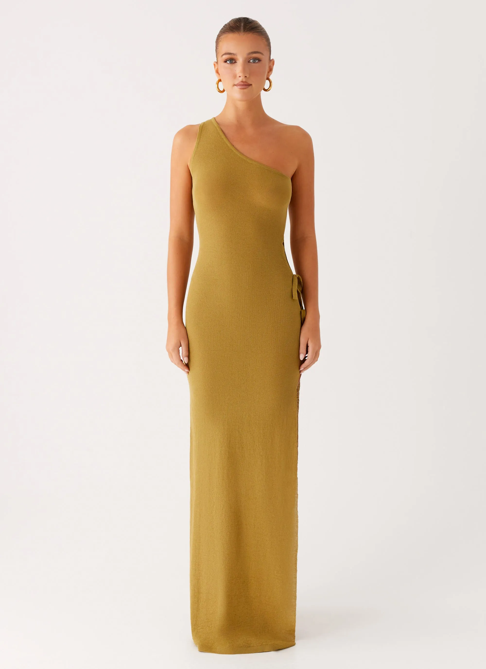 Zarnella Maxi Dress - Lime Modern Fit
