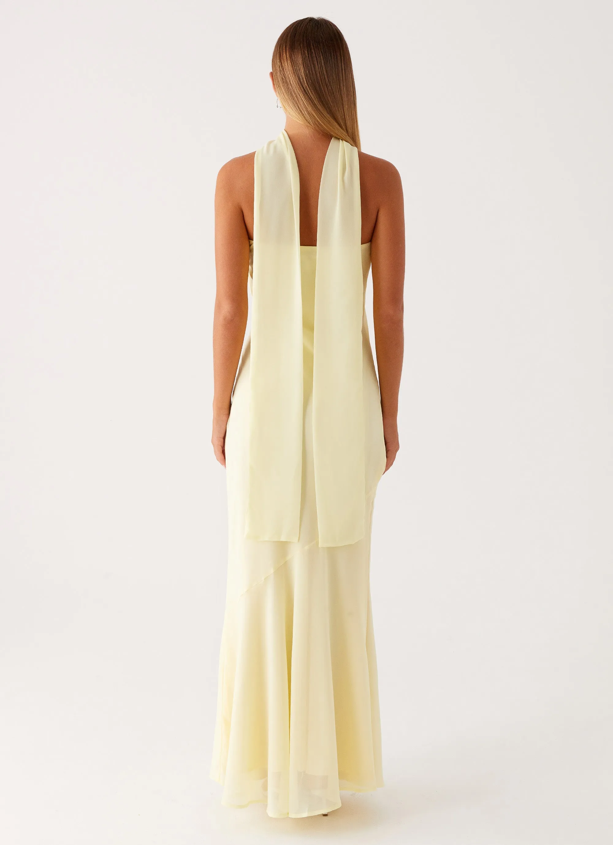Under The Pagoda Maxi Dress - Yellow Graceful Ease Trendy summer outfit