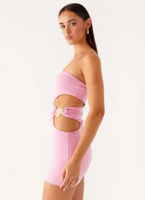 Smart and Elegant So Iconic Mini Dress - Pink