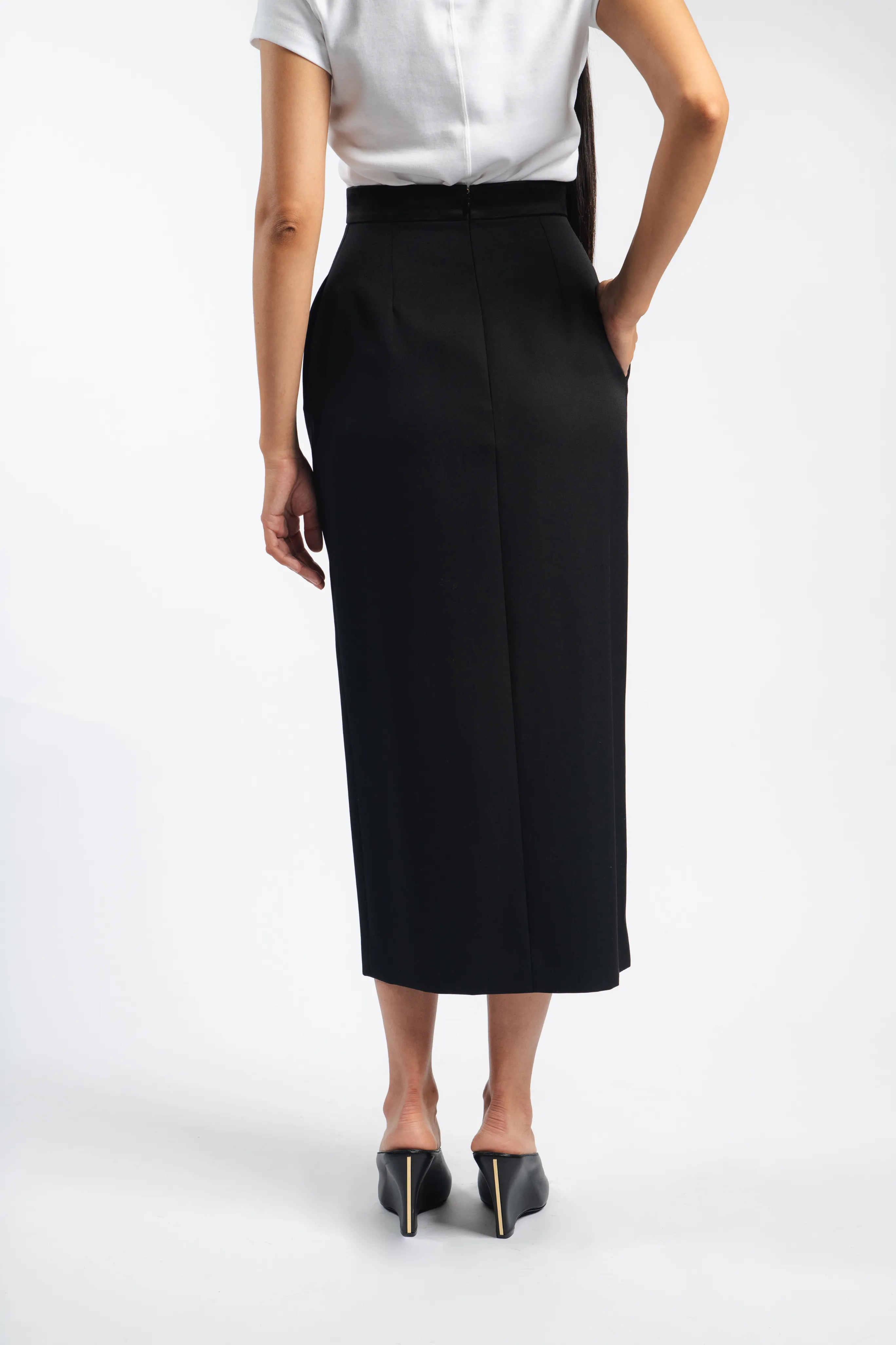 Breezy Mood Tuxedo Skirt