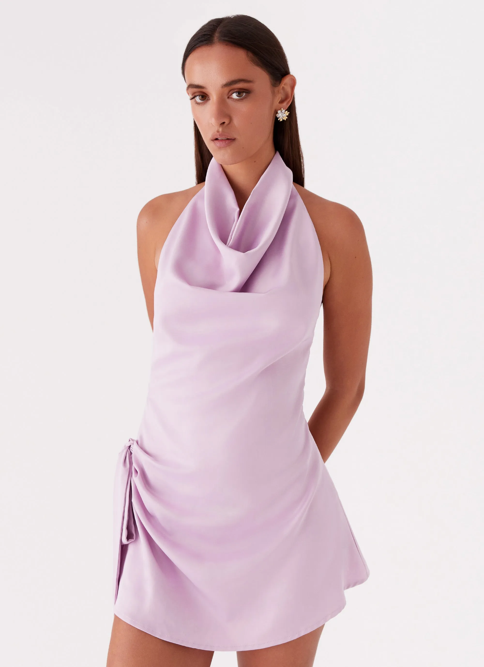 Urban Fit Streetwear Look Something About You Mini Dress - Lilac