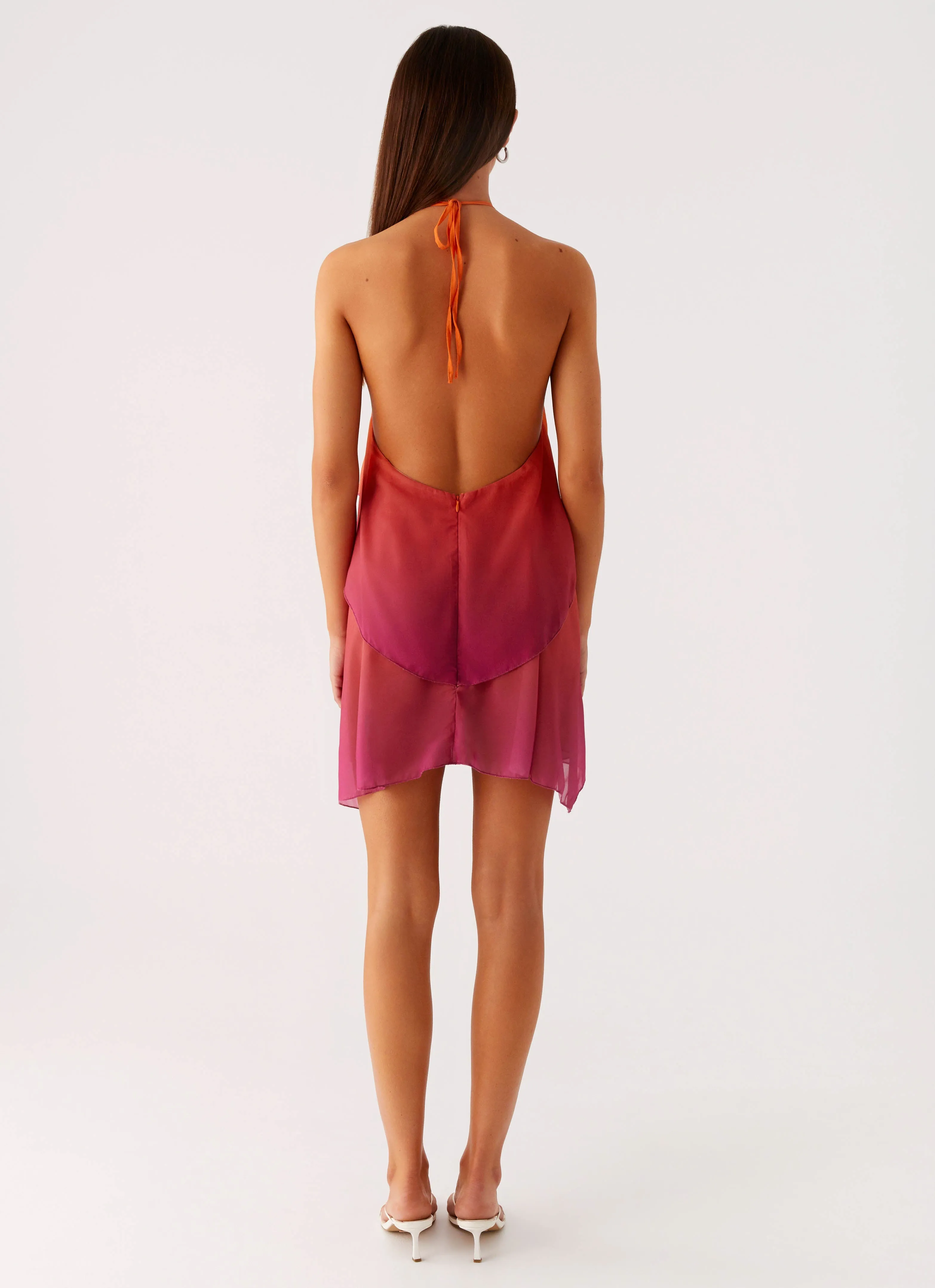 Breezy Fit Twin Flame Mini Dress - Orange Gradient