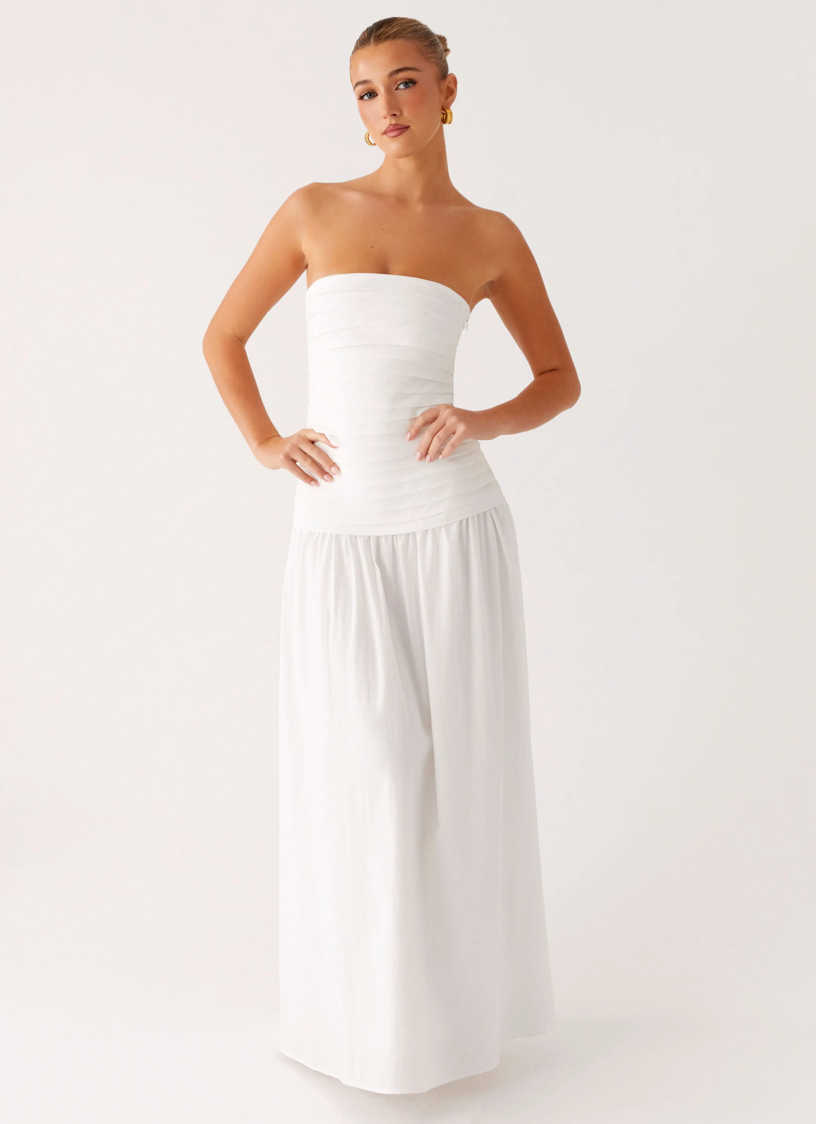 Tyrah Maxi Dress - White Repair-Friendly
