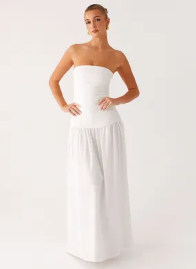 Chill Comfort Tyrah Maxi Dress - White