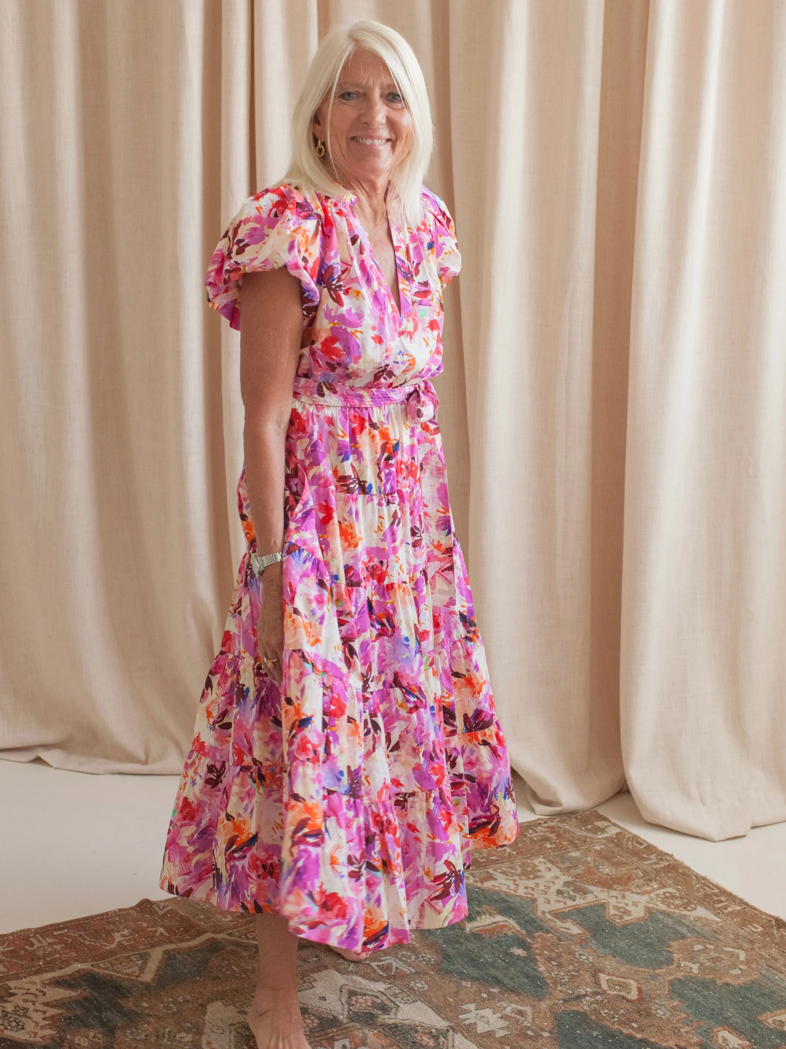 Subtle Mood Ulla Johnson Ottilie Dress in Azalea