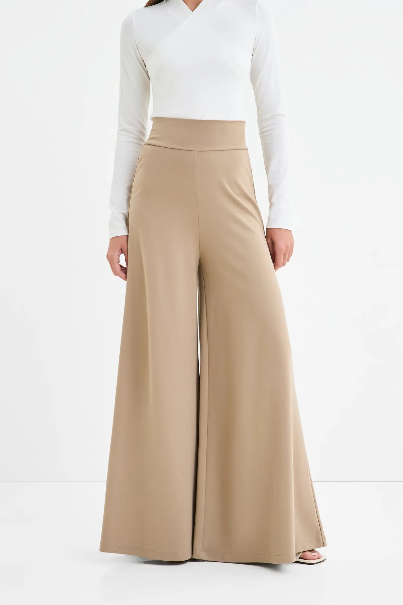 DoubleLayered Collar PreWashed Georgia Pants