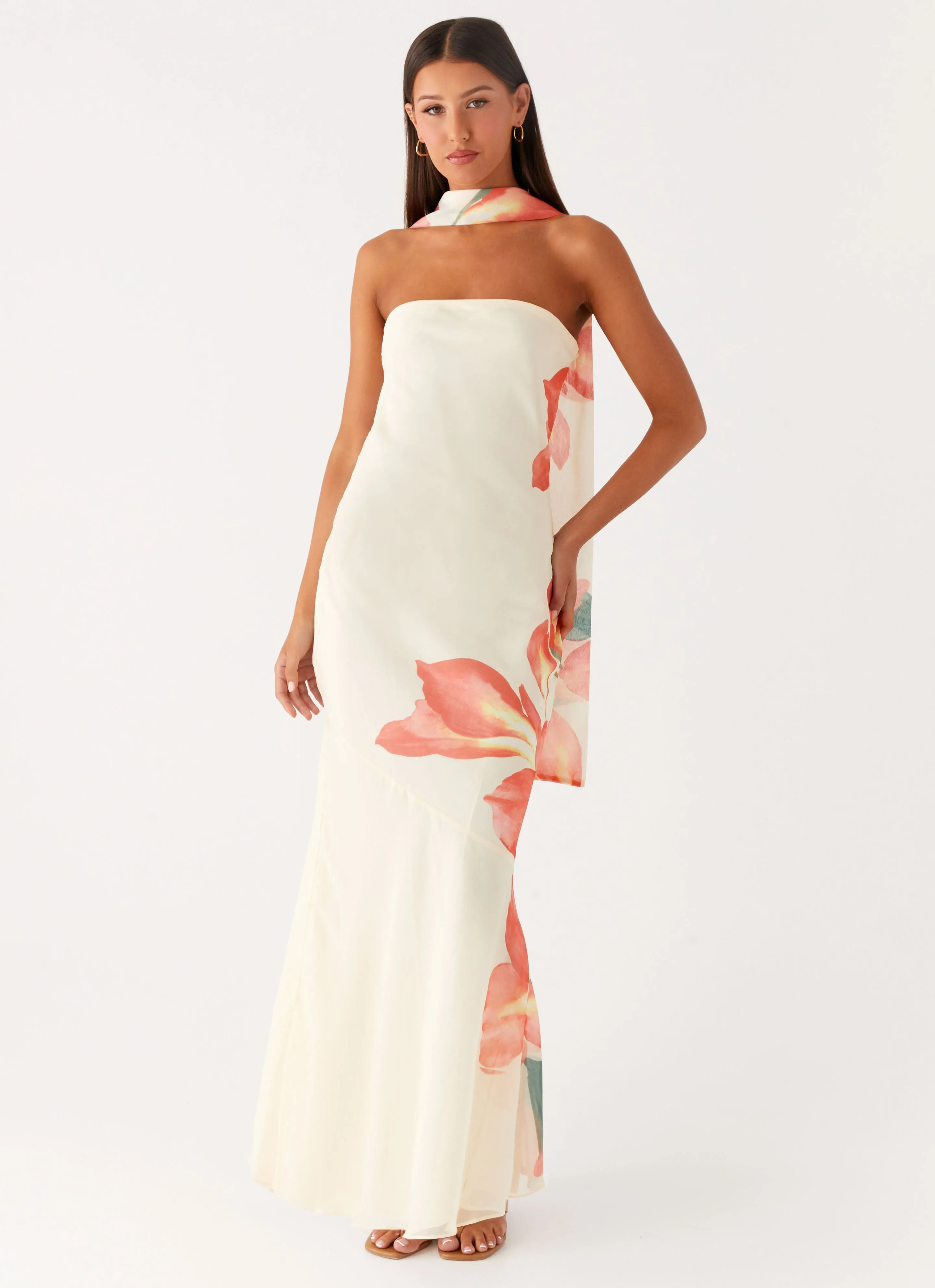 Trend Texture Under The Pagoda Maxi Dress - Siena Floral