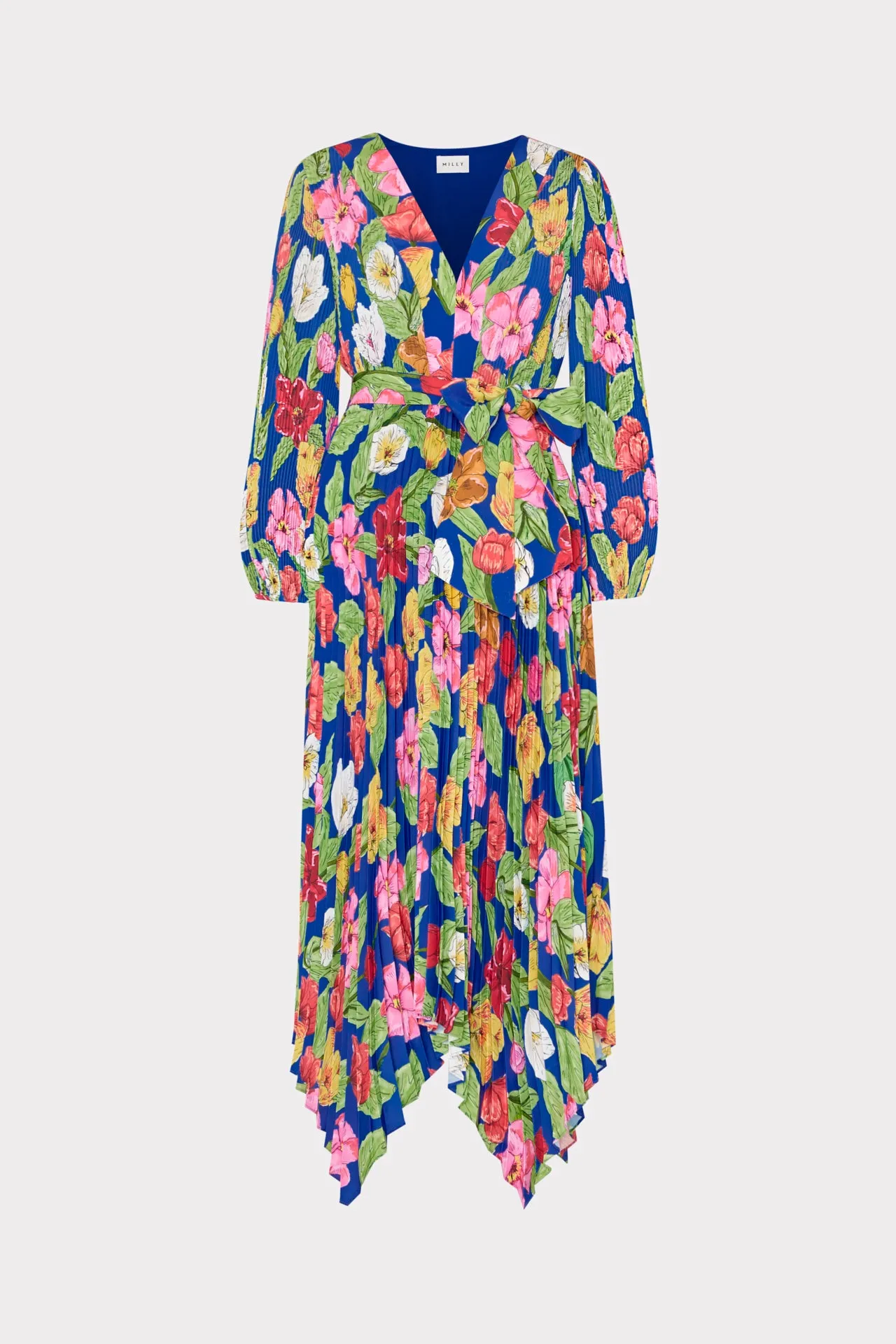 Liora Tulip Rosette Pleated Dress Gender Fluid Flattering Fit for All