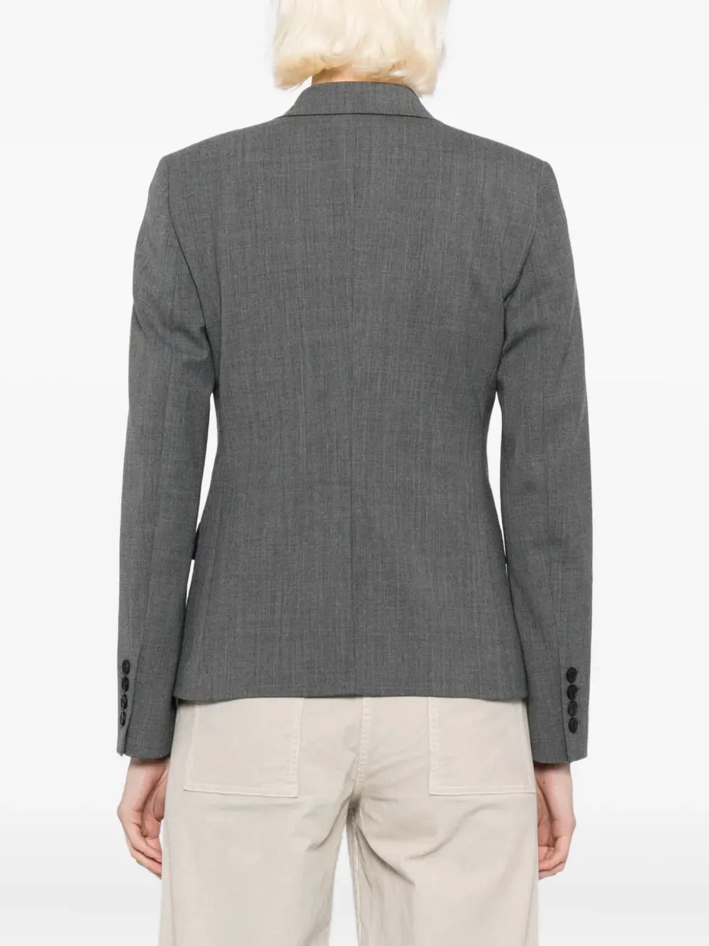 Ysee Blazer in Heather Grey Valentine's Day sports practice