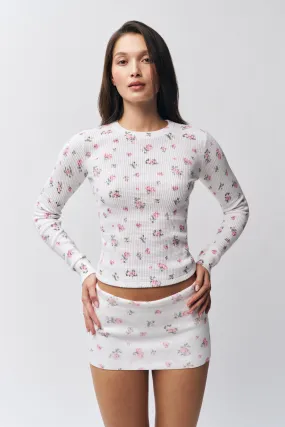 Thermal Skort Diagonal Slit