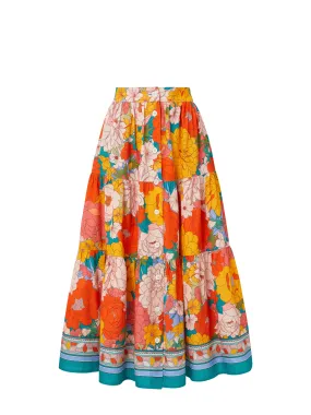 Joanna Skirt In Zinnia Fields Fit Choice Essential Style