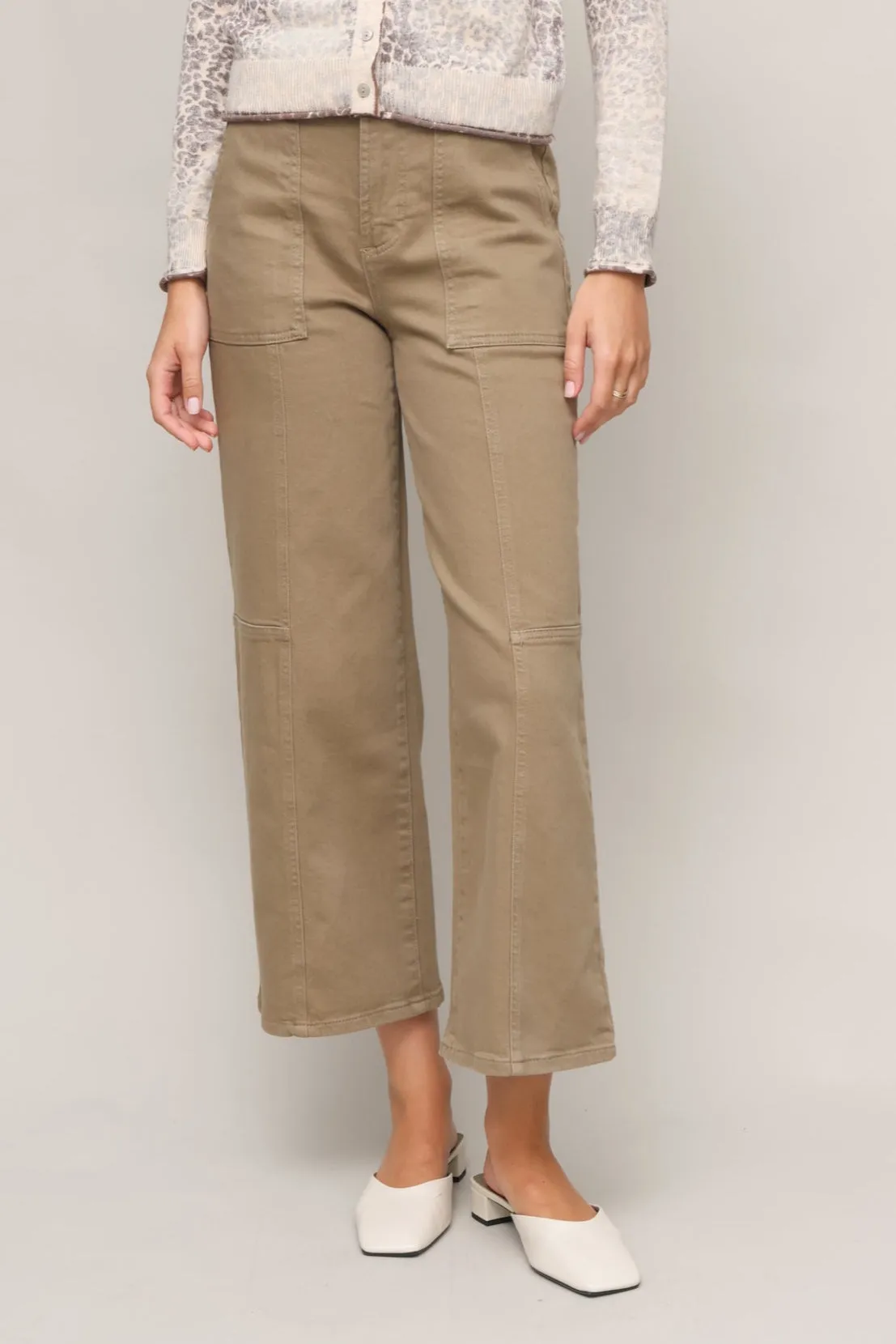 Fade Resistant Dye Relaxed Fit Getty Crop Utility