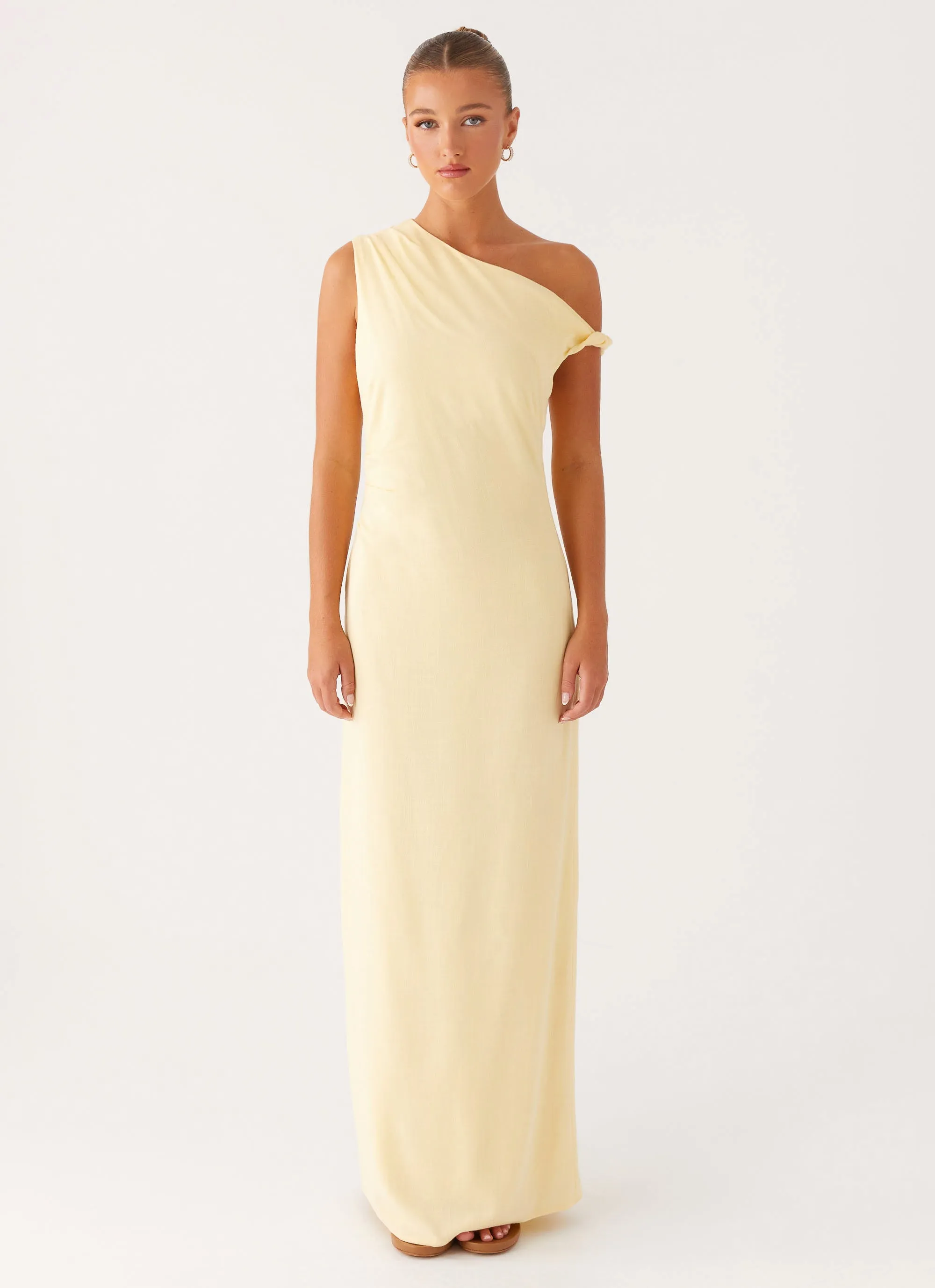foldable Mckenna Maxi Dress - Yellow
