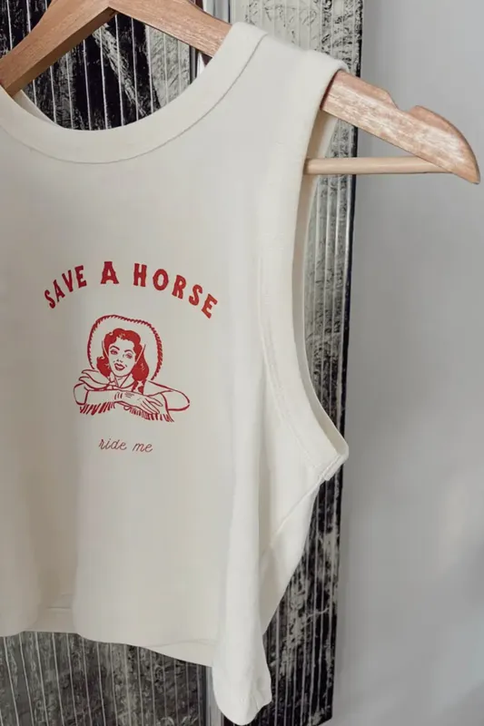 Minimalist Design Save A Horse Tank