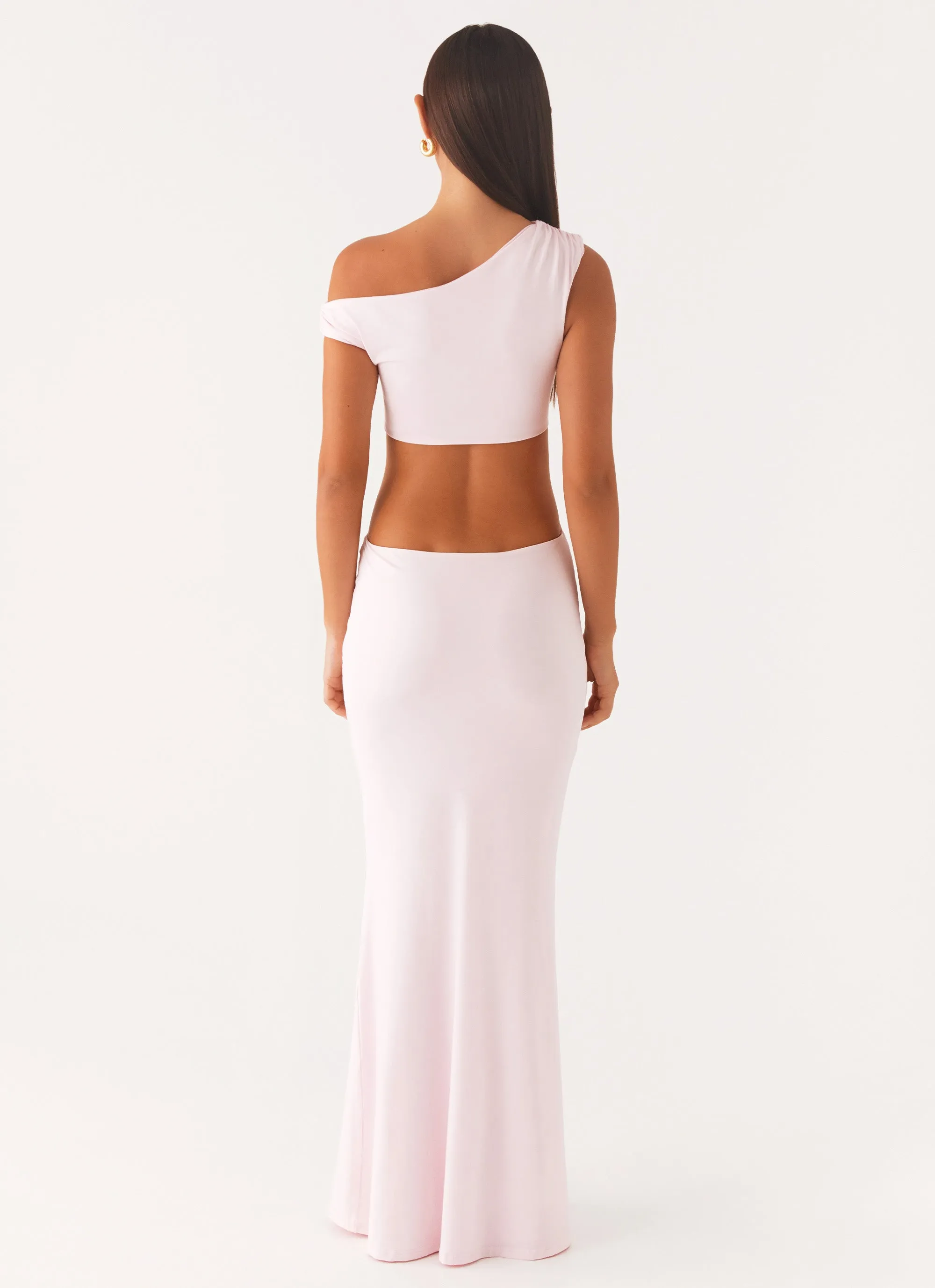Veronica Maxi Dress - Pink Flattering Shape Wear