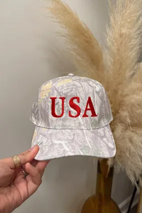 All Season Halloween costume USA Light Camo Trucker Hat