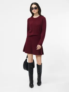 Vhari Knit Mini Skirt Minimal Look quick dry