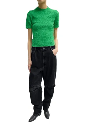 Black Denim Lars Convertible Zip Jean No Iron Wear