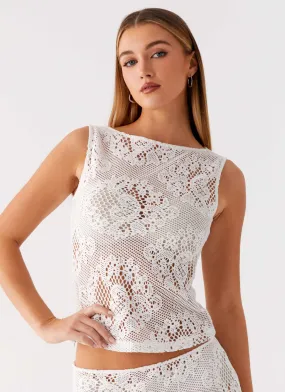 Virelle Lace Top - Ivory Ergonomic Cut EthicallySourced