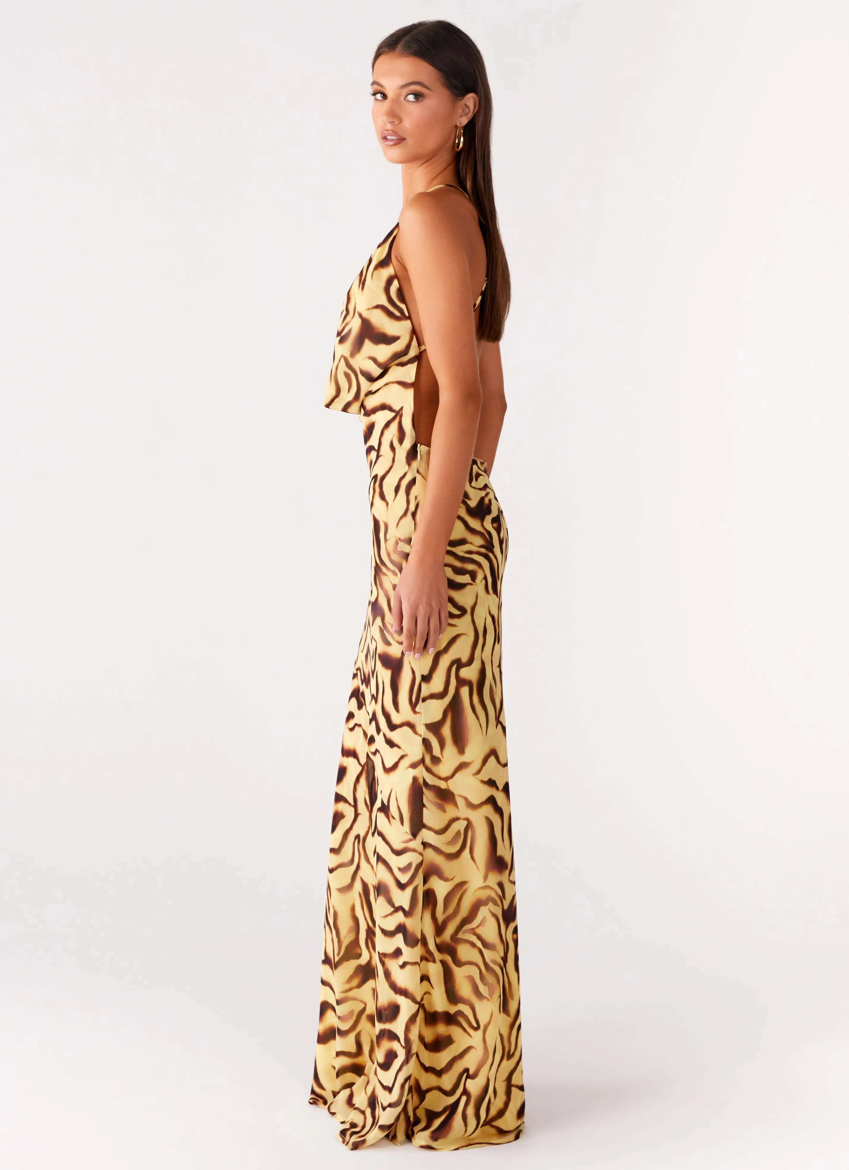 Casual Elegance Viva Lune Maxi Dress - Laguna Print