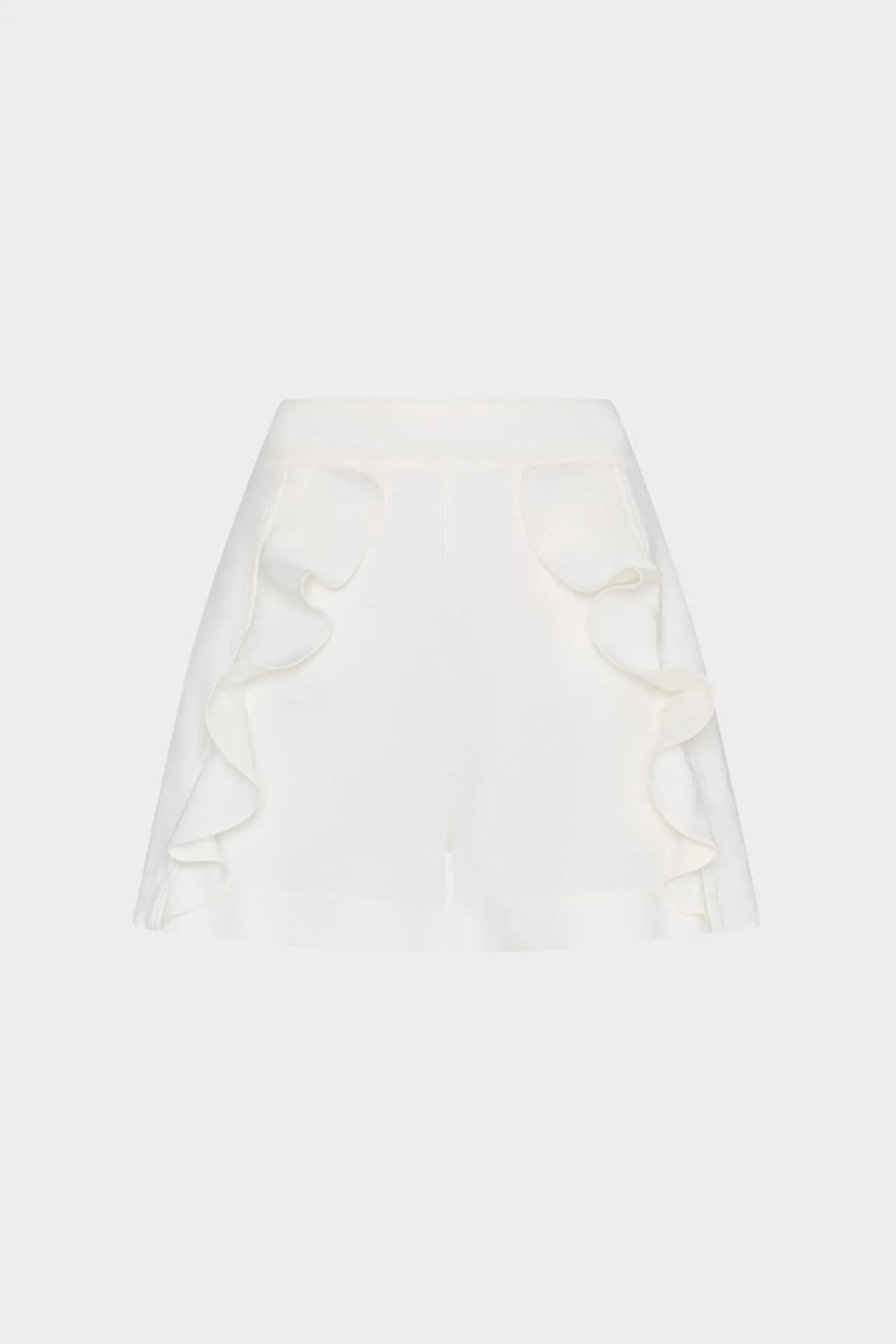 Pocket Reinforcement Linen Ruffle Short