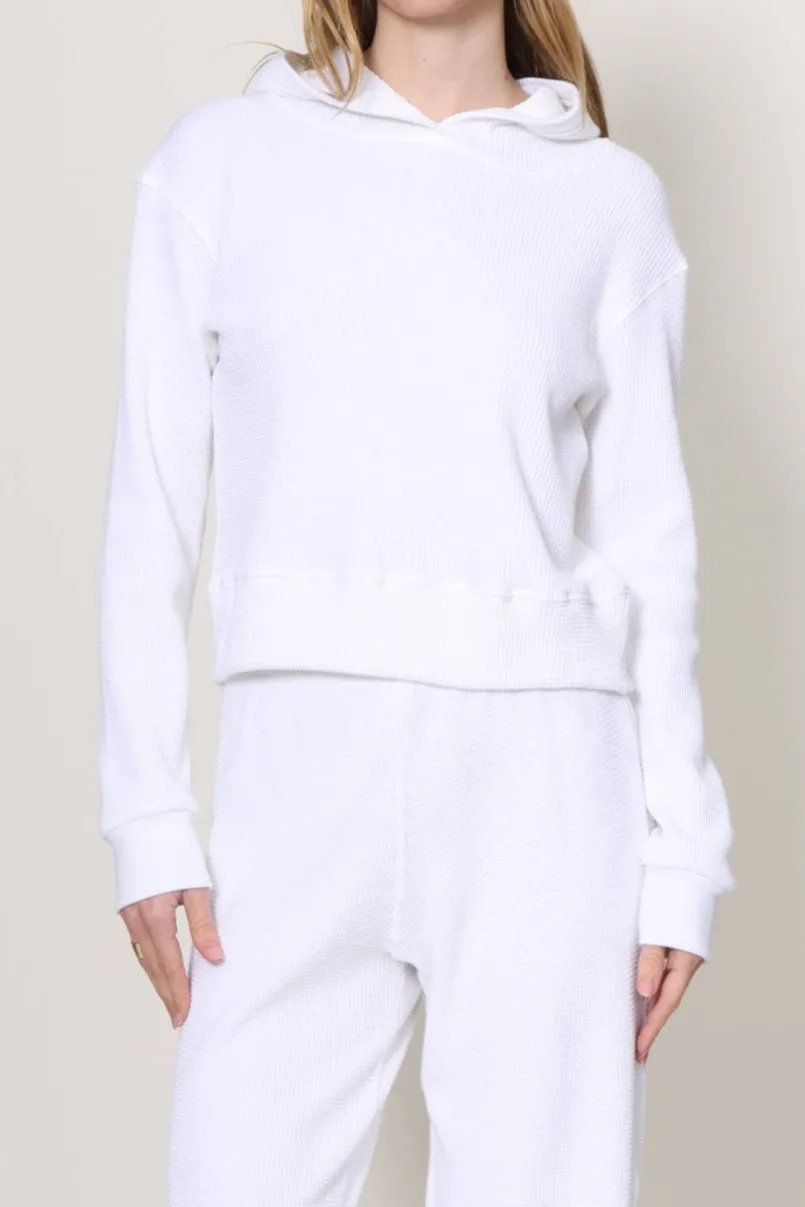 WrinkleResistant Cloth CompactSize Waffle Azalia Hoodie