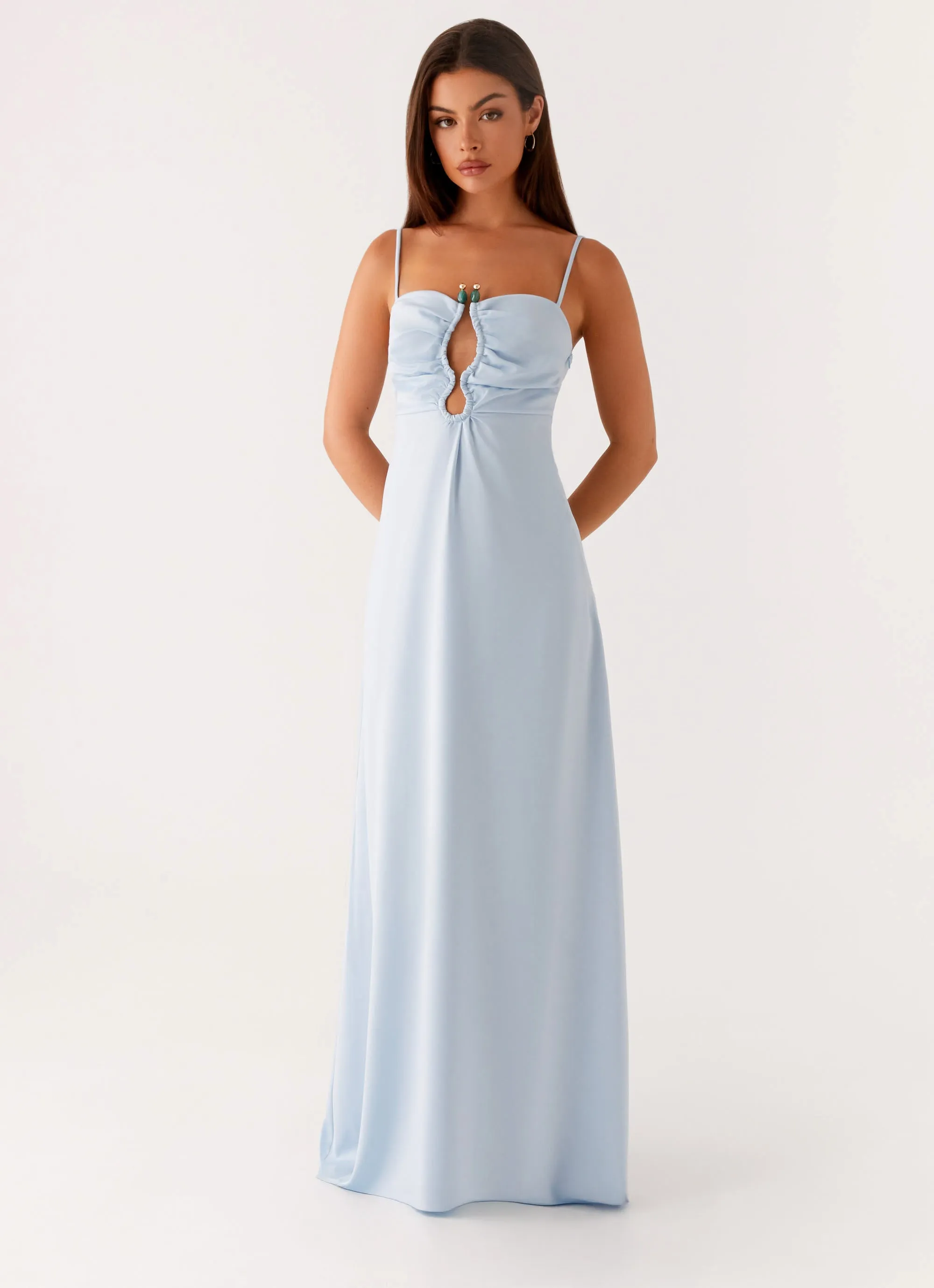 Zelda Maxi Dress - Blue Lounge Favorite Chic Layer
