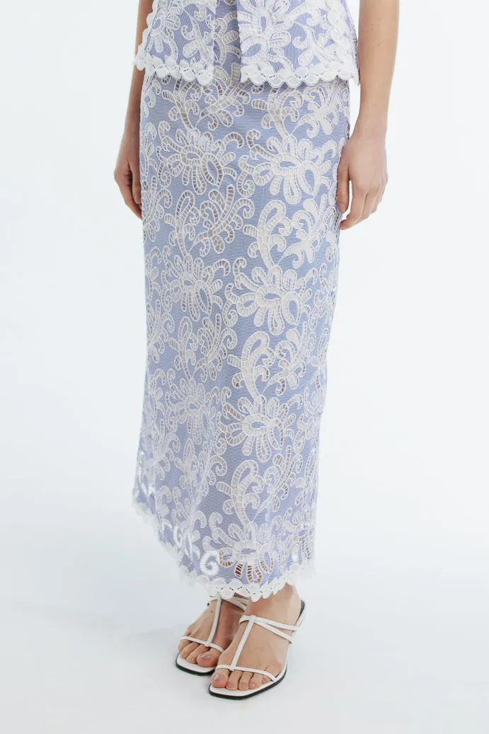 AllDayComfort NINA MAXI SKIRT BLUE