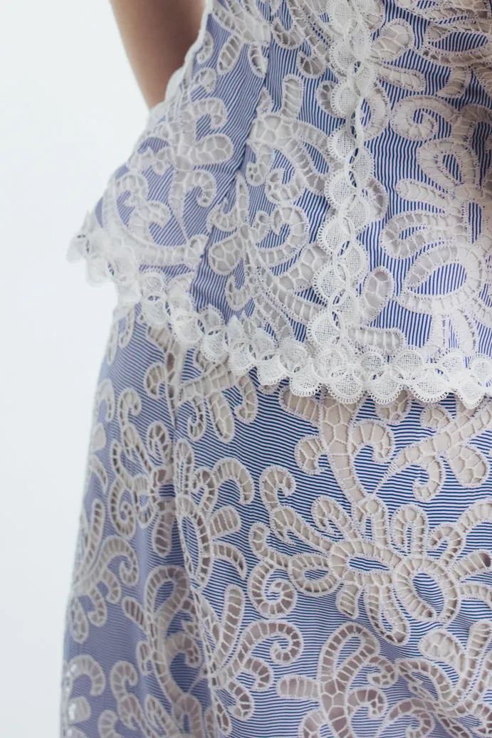 NINA MAXI SKIRT BLUE Outdoor Comfort Fit Core Ease