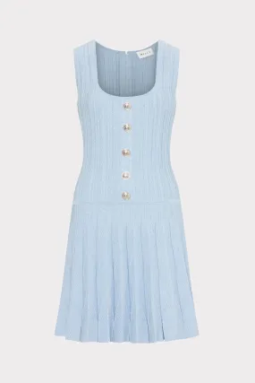 Luxe Appeal Urban Touch Wave Godet Flare Knit Mini Dress