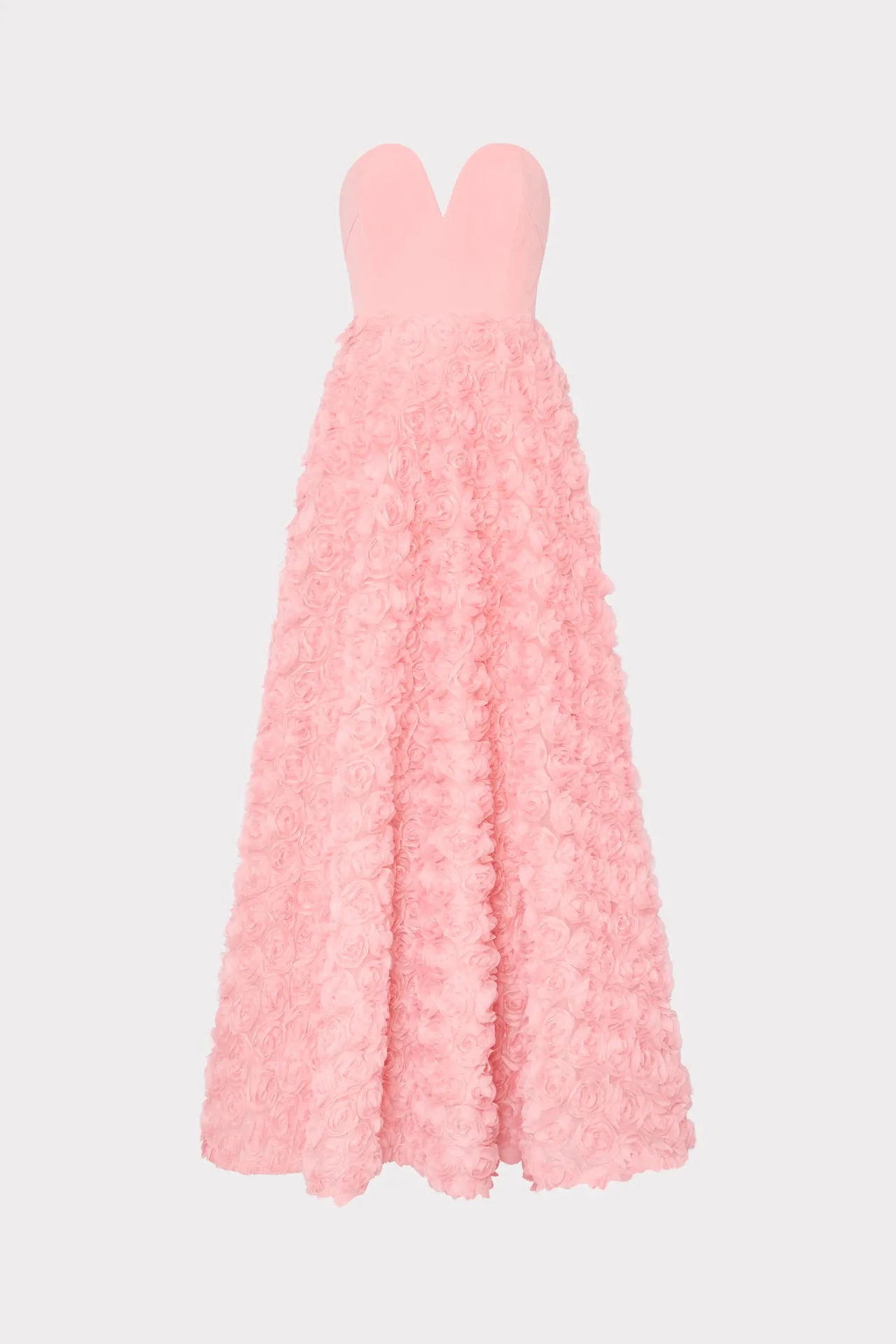 Bell Mesh Rose Gown Timeless Shape Cool Palette