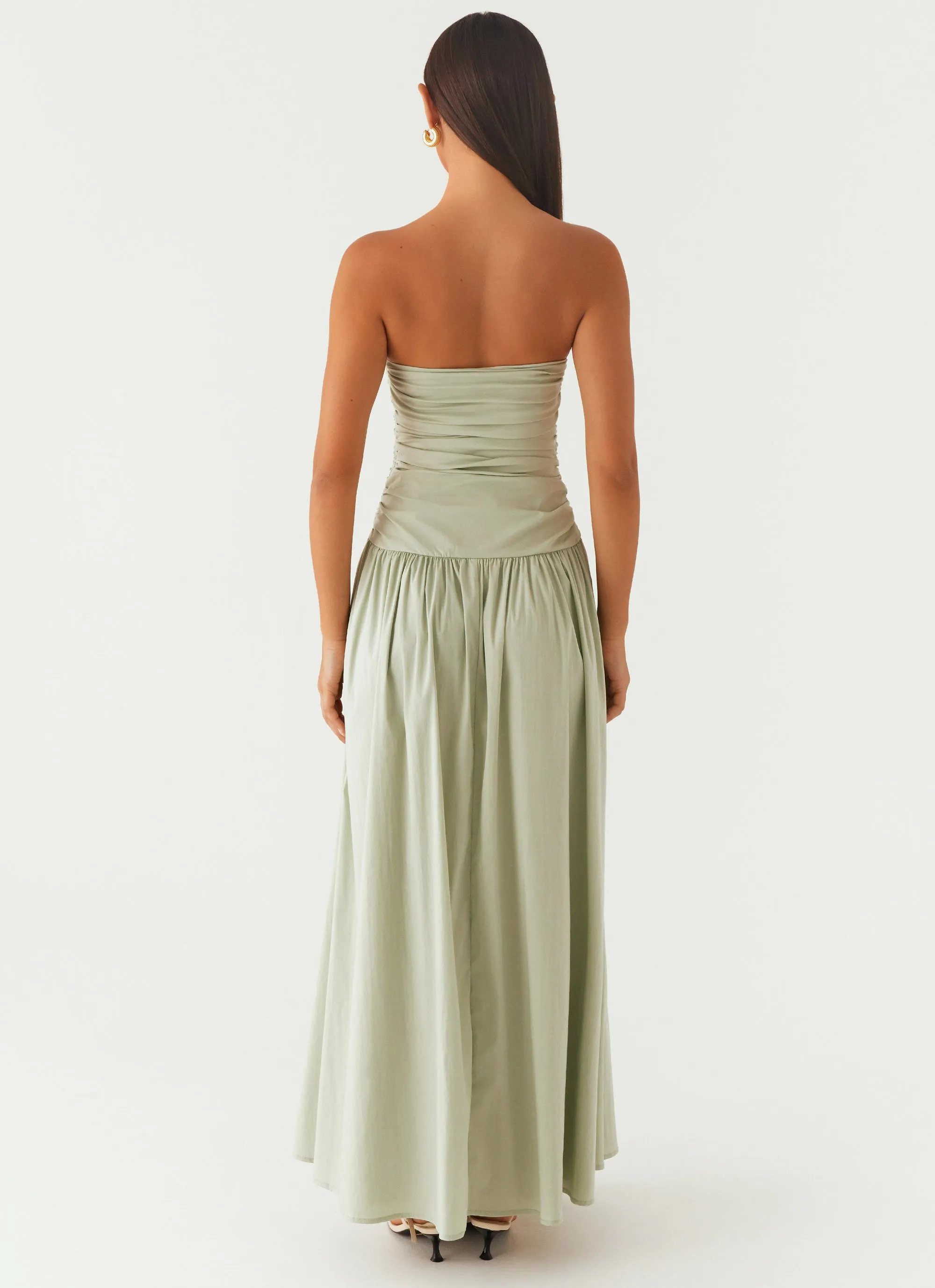 Carmel Maxi Dress - Sage Smart Texture
