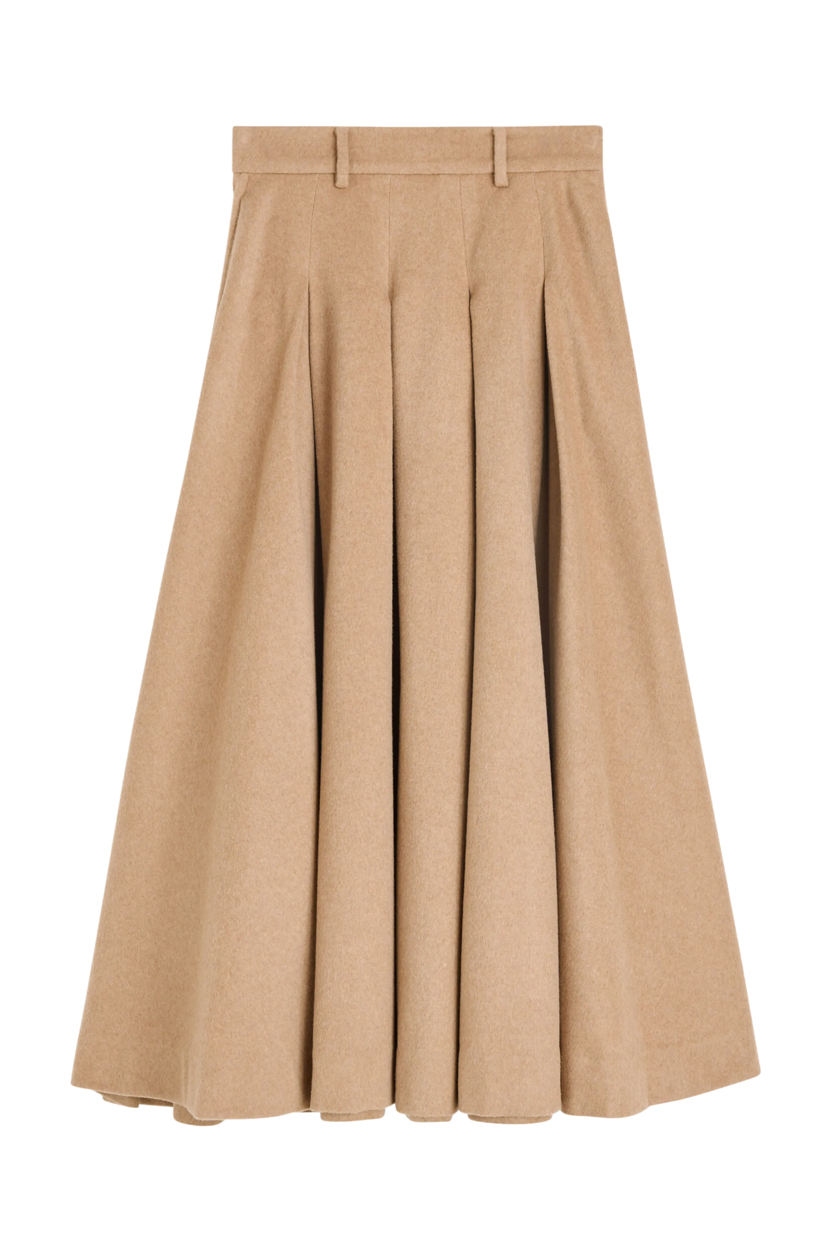 Eden Wool Skirt Comfortable Motion Pleated Construction