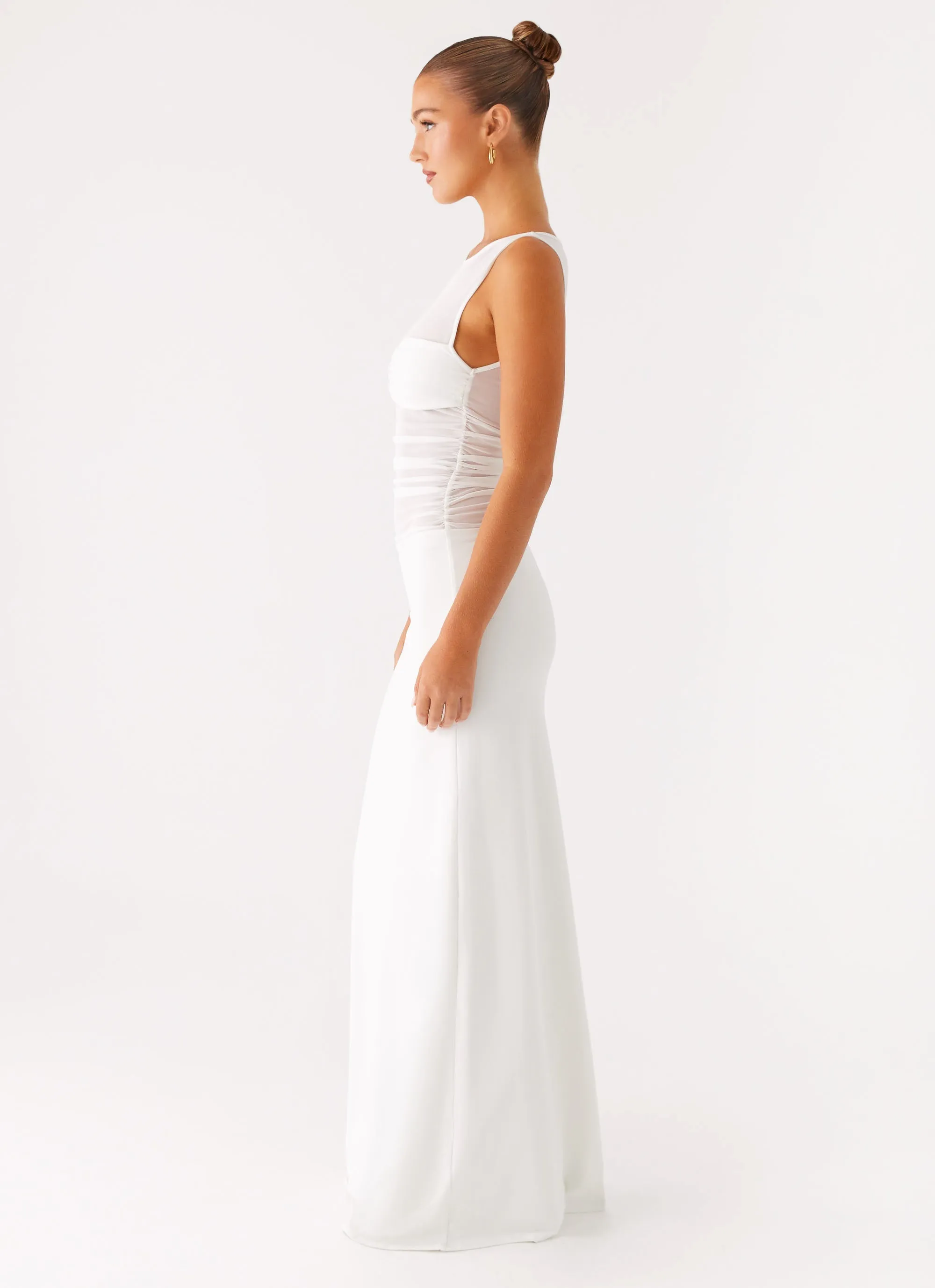 Travel-friendly Wesley Maxi Dress - Ivory