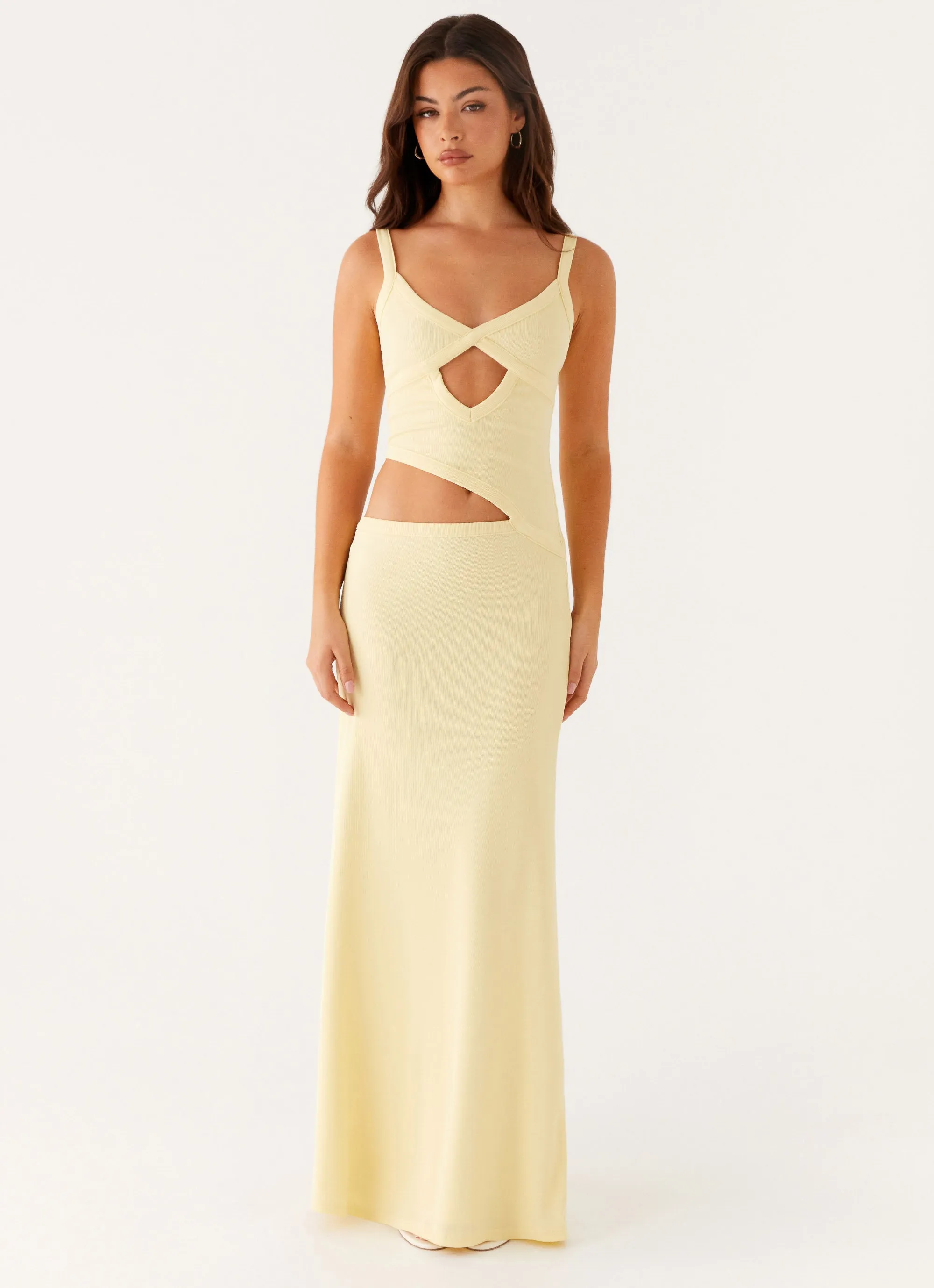 Jocelyn Maxi Dress - Yellow Love Blend