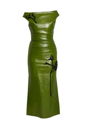 Leather Pencil Midi Dress Seasonal Style