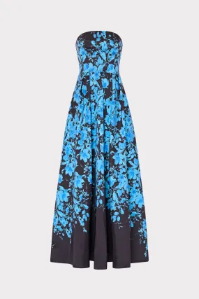 Winona Flower Strapless Gown Light Outfit loose silhouette