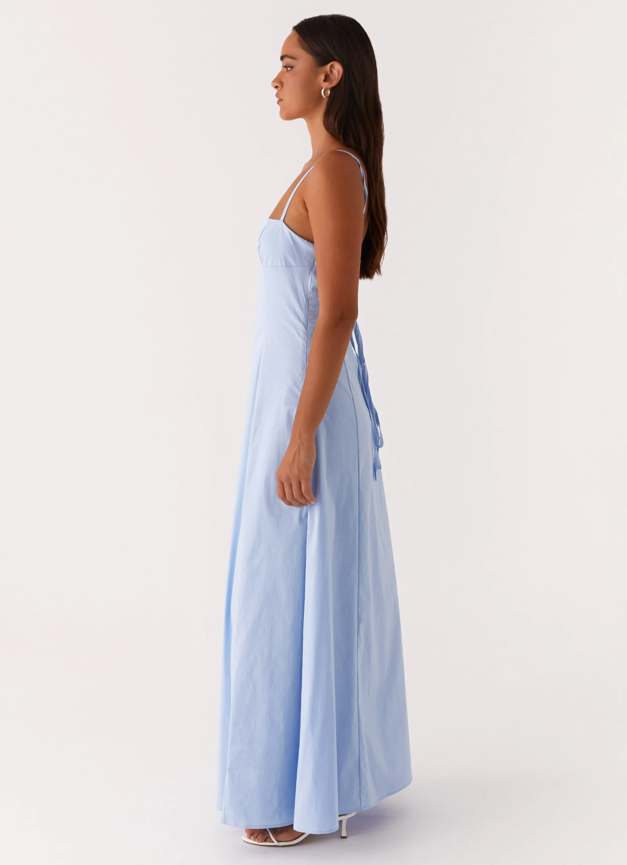 Clear As Day Maxi Dress - Blue Summer Friendly