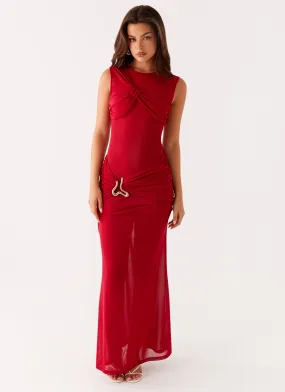 Day Romance Worldwide Maxi Dress - Raspberry