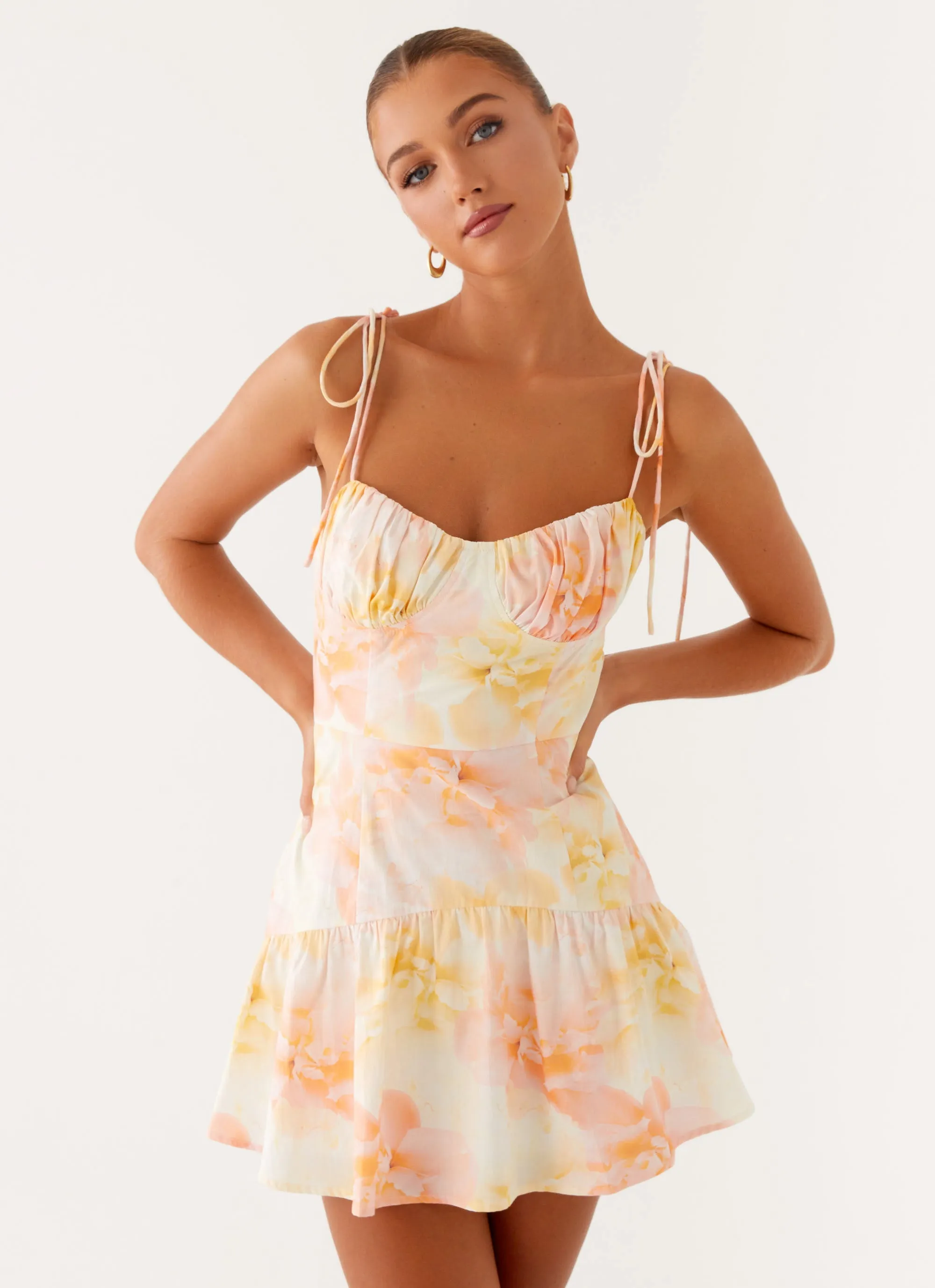 Abby Mini Dress - Floral Print Everyday Line