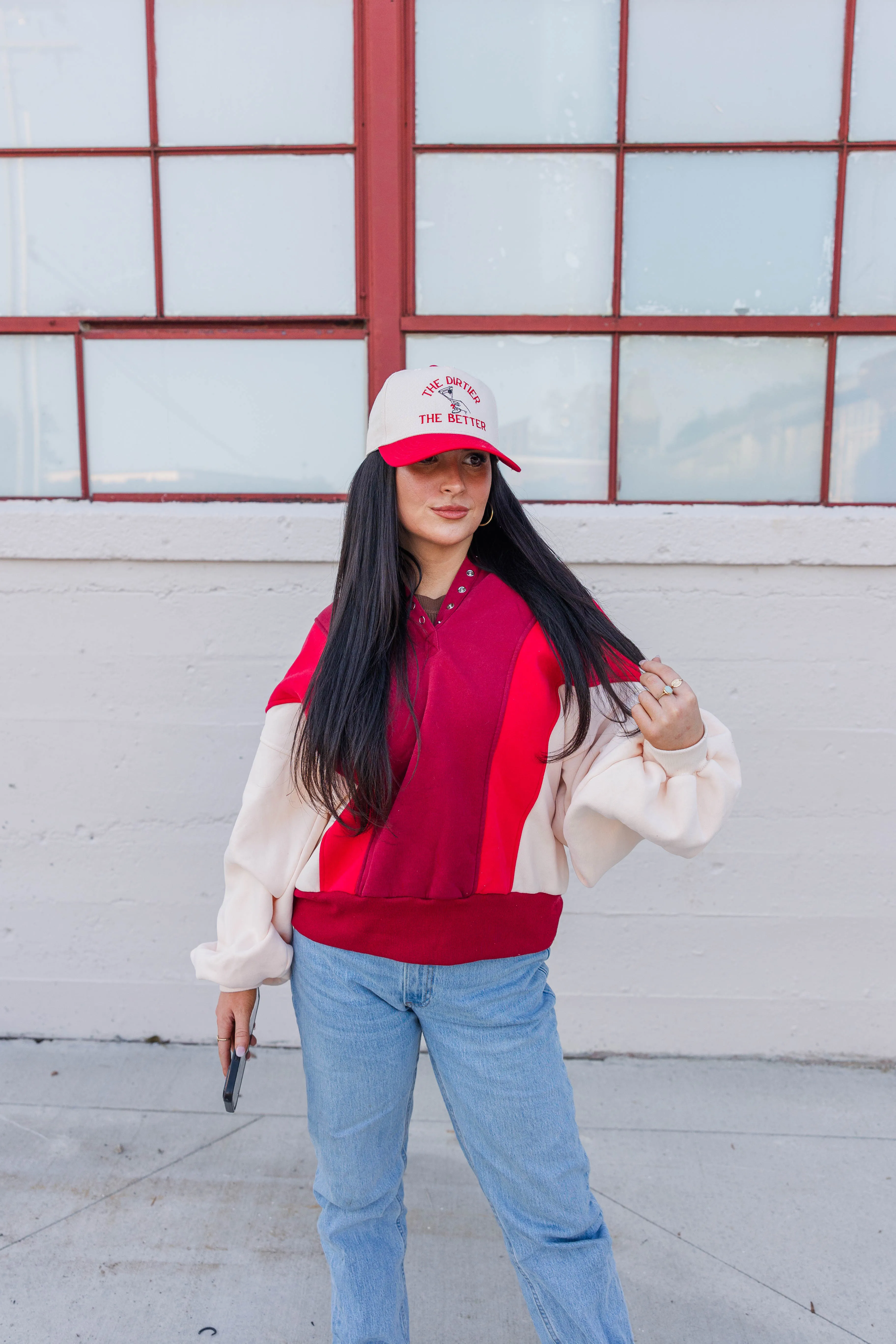 Classic Style Emma Colorblock Sweatshirt