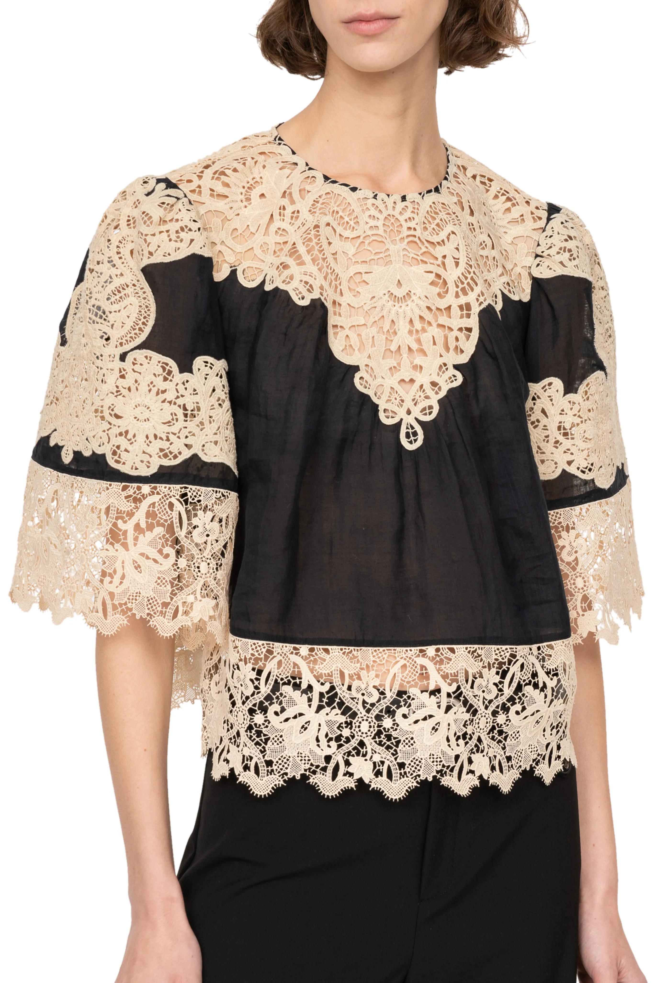 Medina Lace Top MultiPocket Design