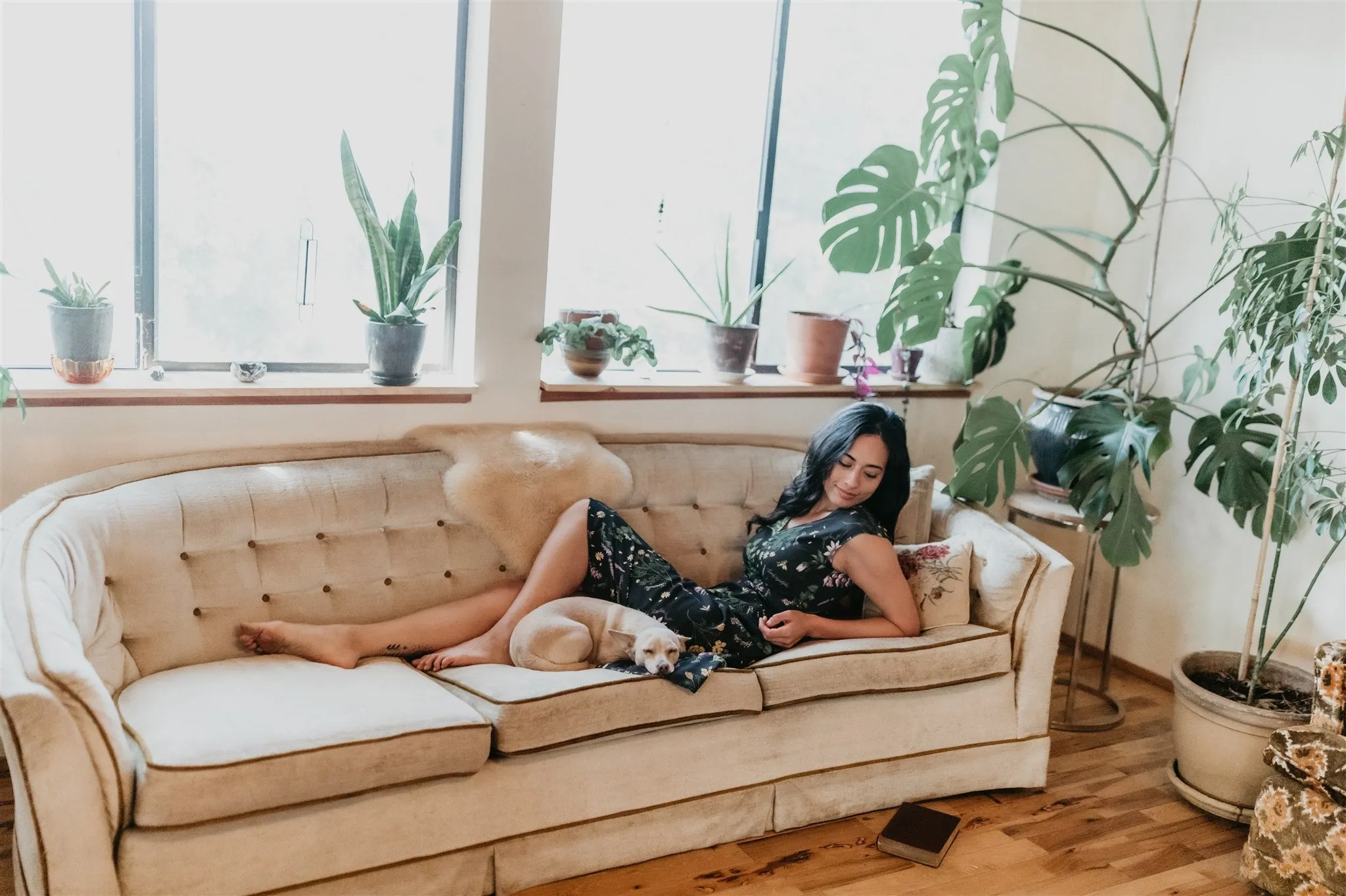 Daywear Comfort Lower Hem Xena Dress in Ecovero Nervine