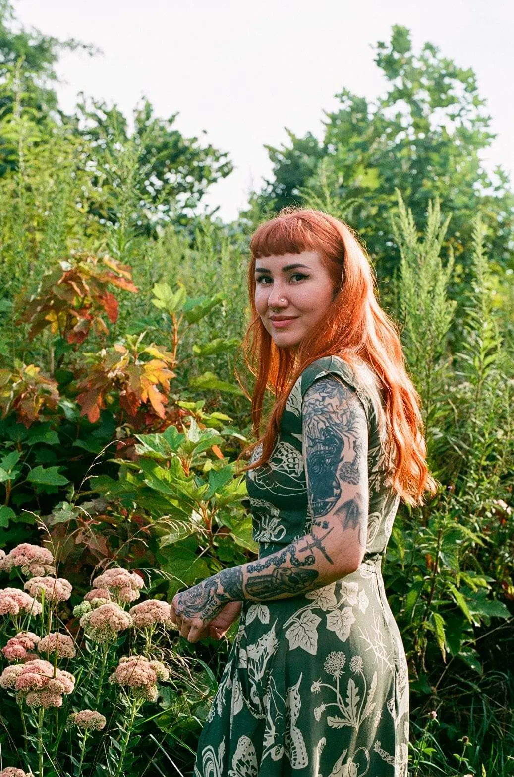 Xena Dress in Emerald Woodland Wonder Romantic Vibes