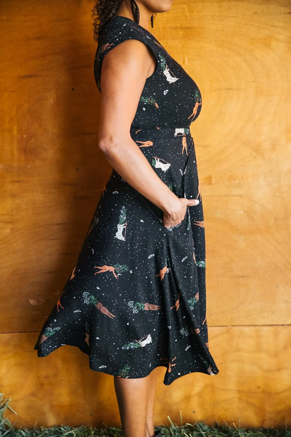 Xena Dress in Protection Spell Neutral-Shade