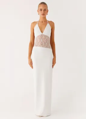 Enchant Lace Maxi Dress - Ivory Cool Comfort Relaxed-fit gown